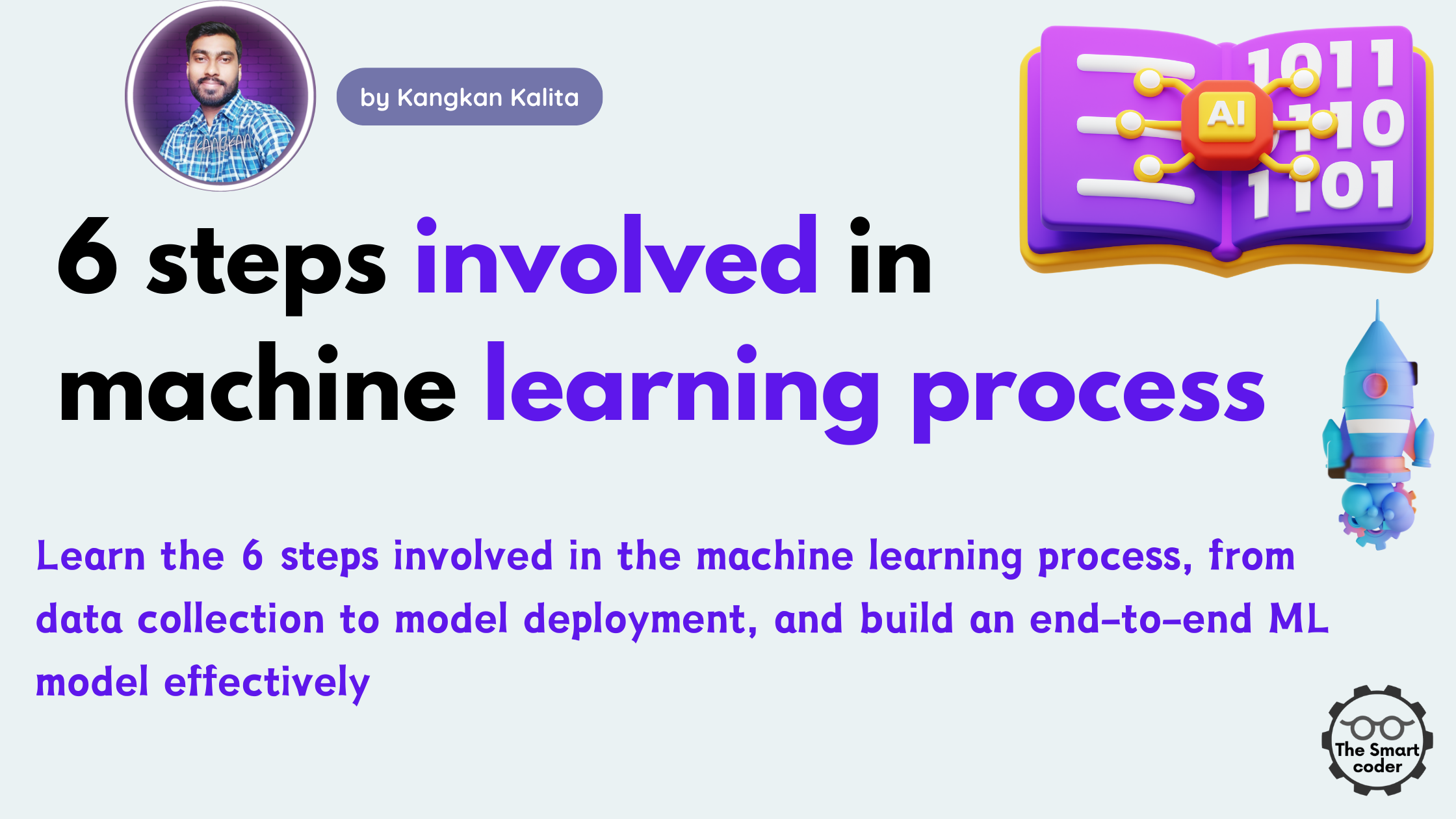 6 steps involved in the machine learning process